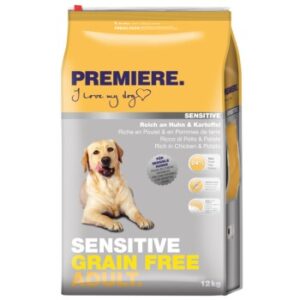 Hundefutter PREMIERE Sensitive Grain Free Adult Huhn 12 kg