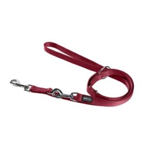 Leinen AniOne Nylonführleine Classic 2-lagig bordeaux L