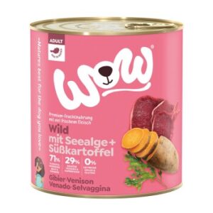 Hundefutter WOW Adult 6x800g Wild mit Seealge