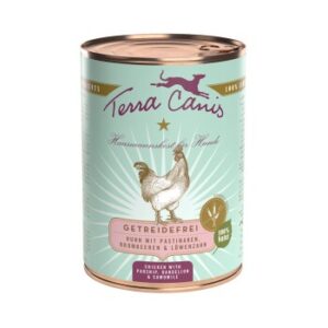 Hundefutter Terra Canis Getreidefrei Adult 6x400g Huhn mit Pastinaken, Brombeeren & L?wenzahn