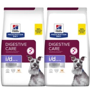 Hundefutter Hill’s Prescription Diet Digestive Care i/d Low Fat Huhn 2×12 kg