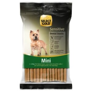 Hundefutter SELECT GOLD Sensitive Dental Snacks für kleine Hunde 2×99 g