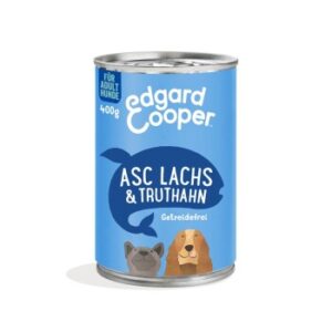 Hundefutter Edgard & Cooper Adult 6x400g Lachs & Truthahn