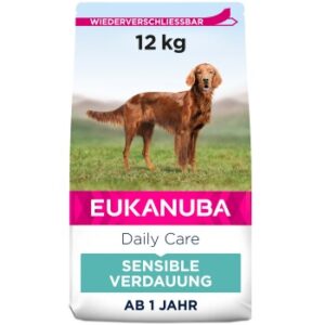 Hundefutter EUKANUBA Daily Care Sensible Verdauung 12 kg