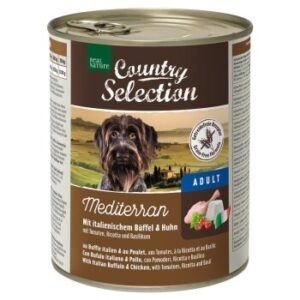 Hundefutter REAL NATURE Country Selection 6x800g Mediterran mit Büffel & Huhn