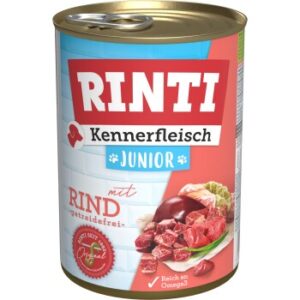 Hundefutter RINTI Kennerfleisch Junior 12x400g Rind