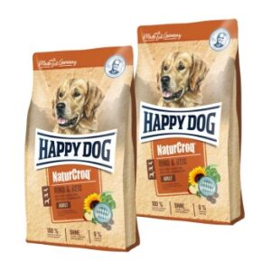 Hundefutter HAPPY DOG NaturCroq Rind & Reis 2×15 kg