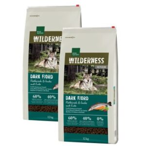 Hundefutter REAL NATURE WILDERNESS Senior Dark Fjord Rothirsch – Hochwertiges Futter für gesunde Senioren-Hunde