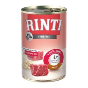 Hundefutter RINTI Sensible 12x400g Rind & Reis