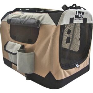 Transportboxen & -taschen Trixie Transporttasche Tcamp beige-grau L