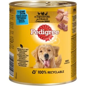 Hundefutter Pedigree Classic 12x800g 3 Sorten Gefl?gel