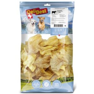 Hundefutter DeliBest Light Rinderohren 500g – Gesunde Kauknochen für Hunde | Leckerer Snack für zwischendurch