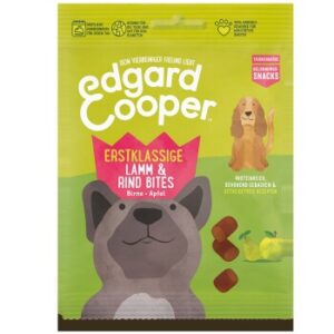 Hundefutter Edgard & Cooper Bites 2x50g Lamm & Rind mit Birne & Apfel