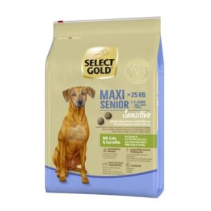 Hundefutter SELECT GOLD Sensitive Senior Maxi Ente & Kartoffel 4 kg