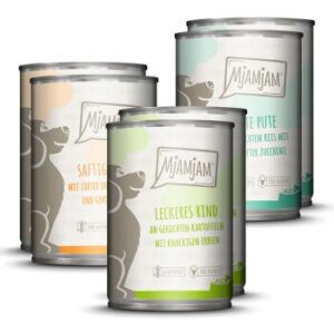 Hundefutter MjAMjAM Mixpaket Adult 6x400g Mixpaket 1