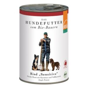 Hundefutter Defu Hunde-Menü sensitiv 12x410g Rind