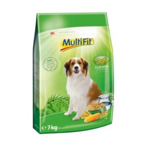 Hundefutter MultiFit Hund Flockenfutter 7 kg