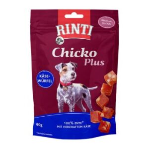 Hundefutter RINTI Chicko Plus 12x80g K?sew?rfel mit Ente