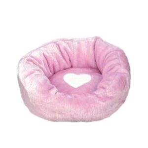 Hundebetten Josty rundes Bettli Sweetheart Ø 40cm rosa