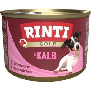 Hundefutter RINTI Gold Adult Kalb 12×185 g