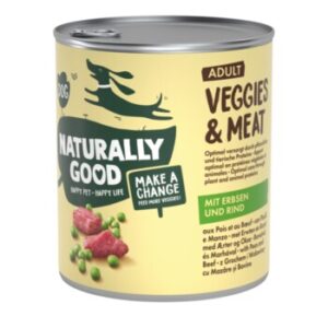 Hundefutter Naturally Good Veggies & Meat 6x800g Erbsen und Rind