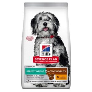 Hundefutter Hill’s Science Plan Perfect Weight & Active Mobility mit Huhn 12 kg