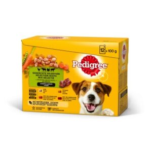 Hundefutter Pedigree Pouch Selection in Sauce 12x100g