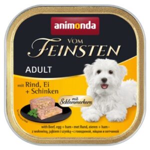 Hundefutter animonda Vom Feinsten Adult 22x150g Rind, Ei & Schinken mit Schlemmerkern