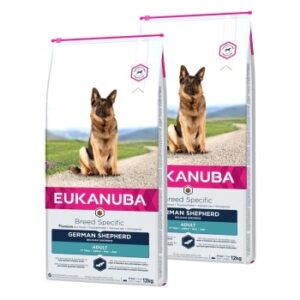 Hundefutter EUKANUBA Breed Specific Deutscher Schäferhund 2×12 kg