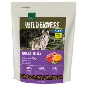 Hundefutter REAL NATURE WILDERNESS Mini Rocky Hills Rind & Ziege 1 kg