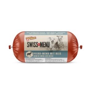 Hundefutter DeliBest Swiss Menu 18x200g Pferd mit Reis 18×200 g