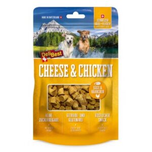 Hundefutter DeliBest Cheese & Chicken Snack 8×100 g