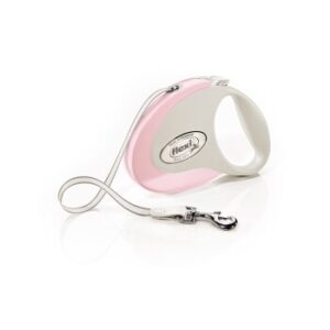 Leinen Flexi Style Gurt rosa M, 5 m, 25 kg