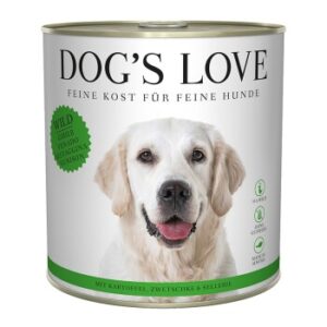 Hundefutter DOG’S LOVE Adult Classic 6x800g Wild mit Kartoffel & Zwetschge