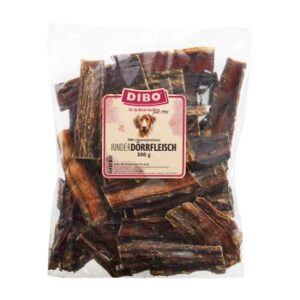 Hundefutter DIBO Rinder-Dörrfleisch 500g