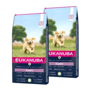 Hundefutter EUKANUBA Puppy Lamm & Reis 2×12 kg