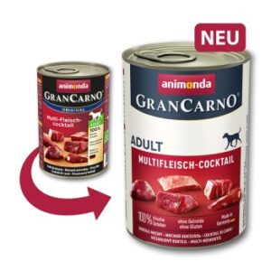 Hundefutter animonda GranCarno Original Adult Multifleisch Cocktail 6×400 g