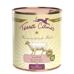 Hundefutter Terra Canis Classic Adult 6x800g Lamm mit Zucchini, Hirse & Dill