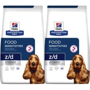 Hundefutter Hill’s Prescription Diet Food Sensitivities z/d 2×10 kg