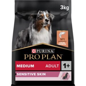 Hundefutter PRO PLAN Adult Medium Sensitive Skin 3 kg