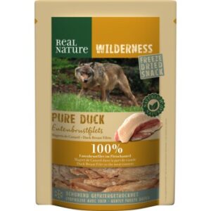 Hundefutter REAL NATURE WILDERNESS Gefriergetrocknete Snacks 100g Pure Duck