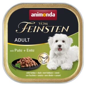 Hundefutter animonda Vom Feinsten Adult in Sauce 22x150g Pute und Ente