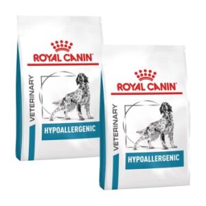 Hundefutter ROYAL CANIN Veterinary Hypoallergenic 2×14 kg