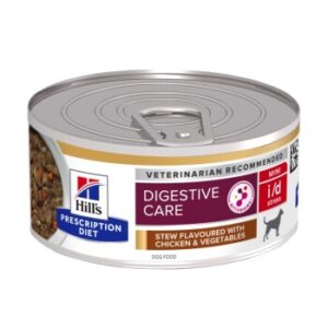 Hundefutter Hill’s Prescription Diet Digestive Care i/d Stress Mini Ragout mit Huhn und Gemüse 24x156g