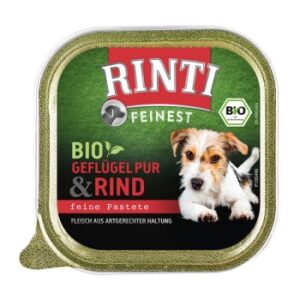 Hundefutter RINTI Feinest Bio 11x150g