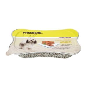 Hundefutter PREMIERE Chunky Menu Adult 15x175g Huhn pur