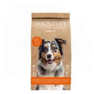 Hundefutter DOG’S LOVE Adult Rind 2×12 kg