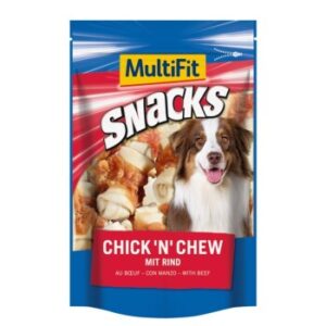 Hundefutter MultiFit Snacks Chick’n chew Nr 6. 2x100g