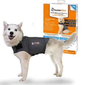 Hundebekleidung Thundershirt Beruhigungsweste grau M