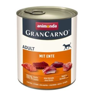 Hundefutter animonda GranCarno Original Adult Ente 12×800 g